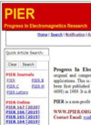 Progress In Electromagnetics Research-pier