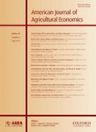 American Journal Of Agricultural Economics