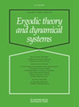 Ergodic Theory And Dynamical Systems