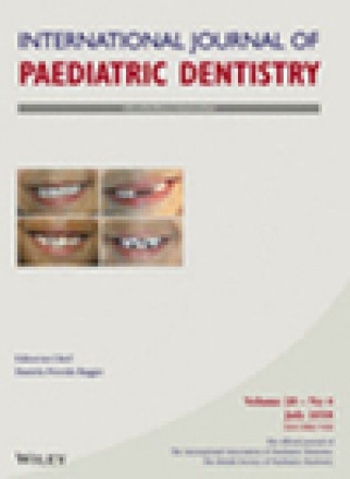 International Journal Of Paediatric Dentistry