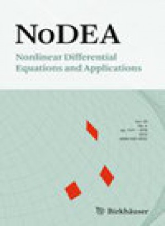 Nodea-nonlinear Differential Equations And Applications