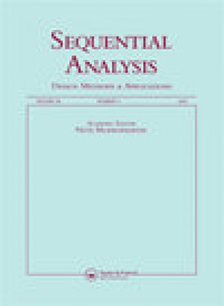 Sequential Analysis-design Methods And Applications