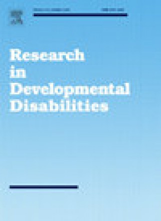 Research In Developmental Disabilities