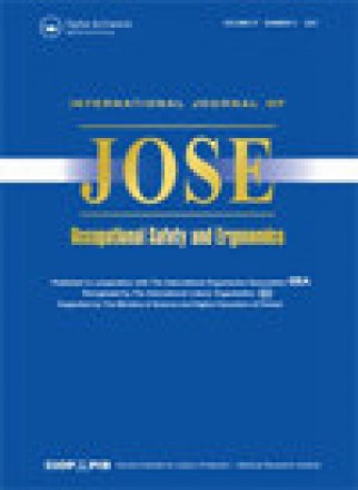 International Journal Of Occupational Safety And Ergonomics