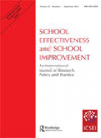 School Effectiveness And School Improvement