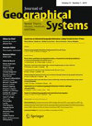 Journal Of Geographical Systems