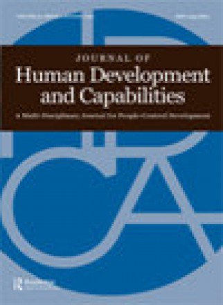 Journal Of Human Development And Capabilities