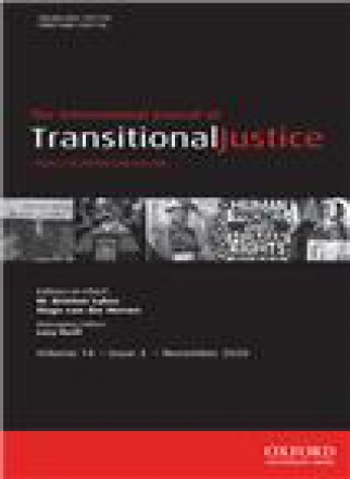 International Journal Of Transitional Justice