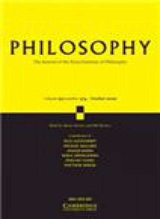 Philosophy & Social Criticism