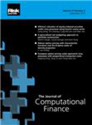 Journal Of Computational Finance