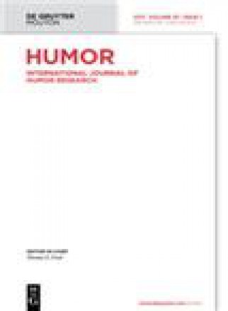 Humor-international Journal Of Humor Research