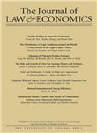 Journal Of Law & Economics