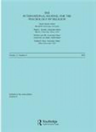 International Journal For The Psychology Of Religion