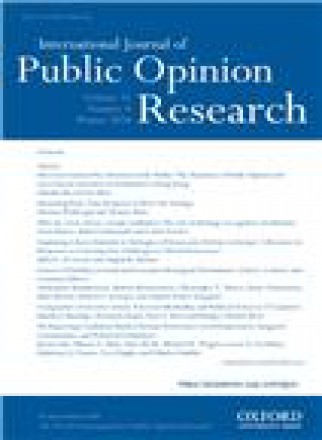 International Journal Of Public Opinion Research