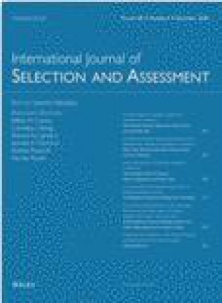 International Journal Of Selection And Assessment