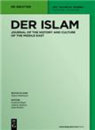 Islam-zeitschrift Fur Geschichte Und Kultur Des Islamischen Orients