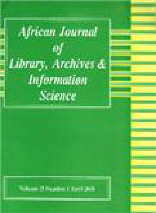 African Journal Of Library Archives And Information Science