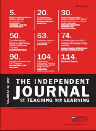 Independent Journal Of Teaching And Learning