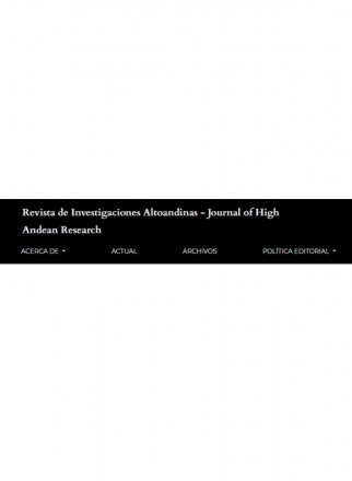 Revista Investigaciones Altoandinas-journal Of High Andean Research